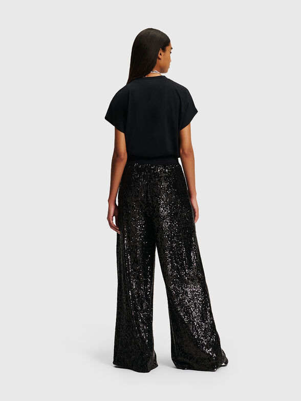 Pants with appliquéd sequins - 2