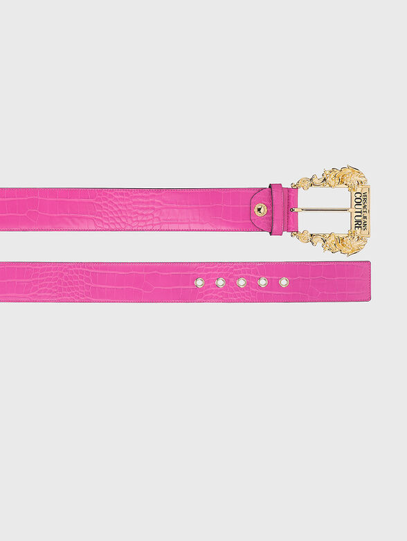 Belt with gold buckle brand VERSACE JEANS COUTURE  display picture 3