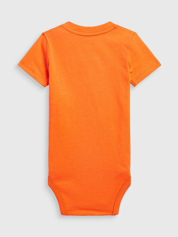 Orange body with contrasting logo print - 2