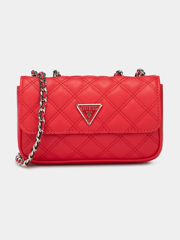 Crossbody bag with quilted effect - 1