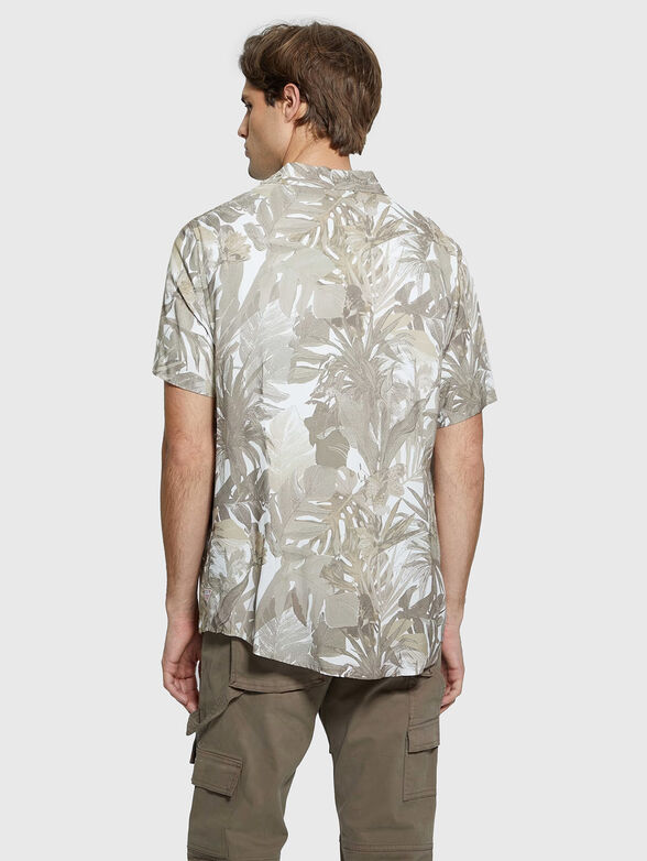 RAYON tropical print shirt - 2