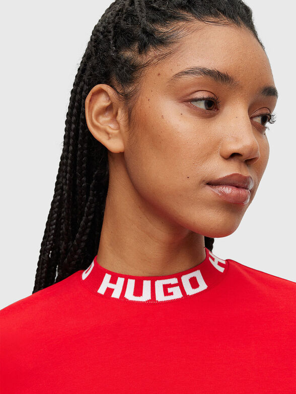 DINAYA cotton oversized T-shirt  - 4