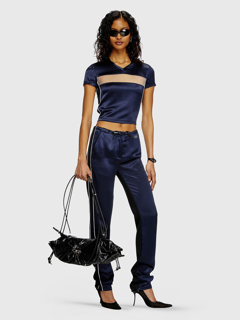 P-ROUD trousers with contrasting fabrics - 3