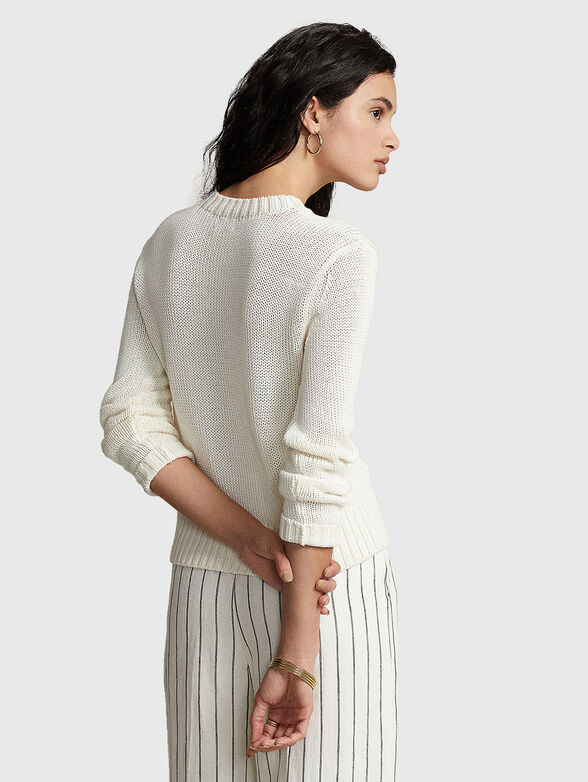 Sweater in ecru colour - 3