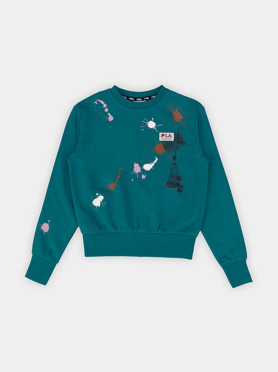 Суитшърт TILBURG с цветен принт - 1