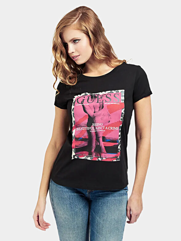 MONIA Black t-shirt - 1