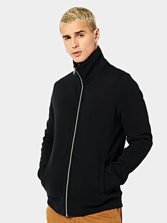 Sweatshirt with logo embroidery - 1