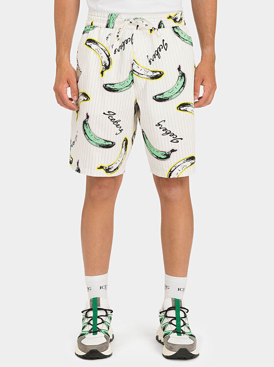 Къси панталони с принт - 1