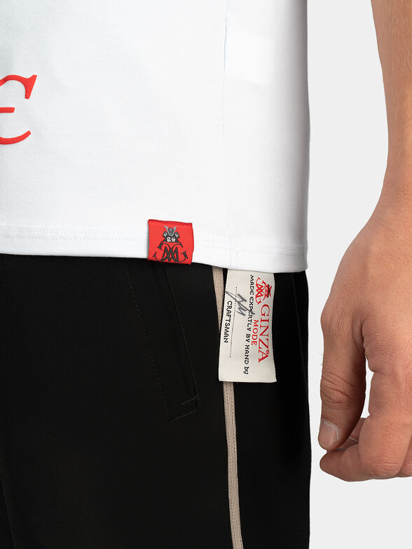 White printed tee - 3