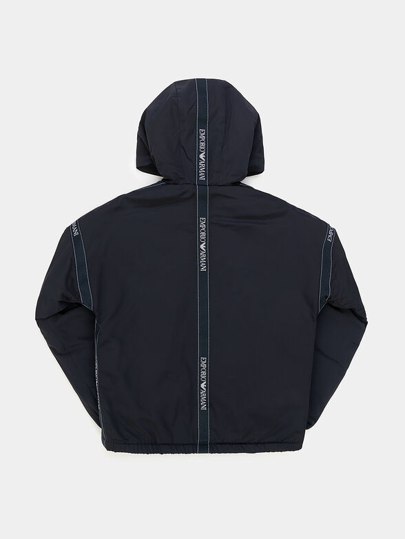 Jacket with hood and logo details - 2