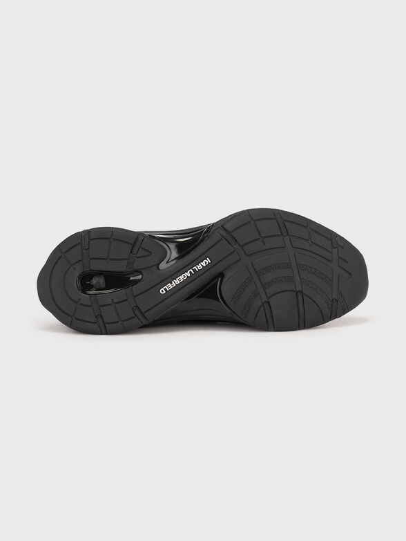 Black sneakers with logo detail   - 5