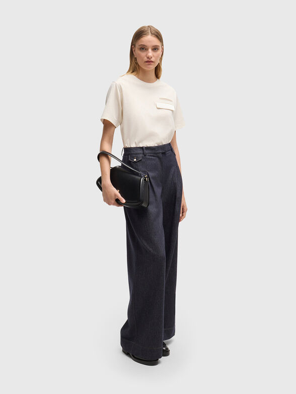 T-shirt with decorative pocket  - 2