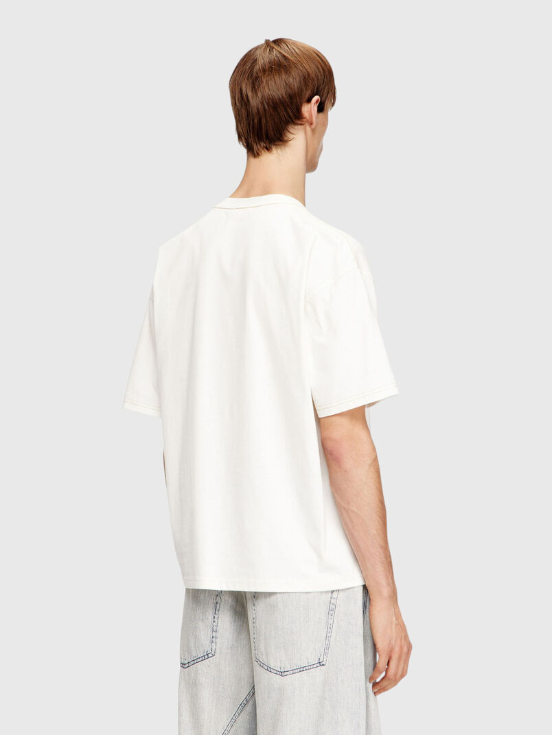 Black cotton T-shirt T-BOXT-V3 - 3