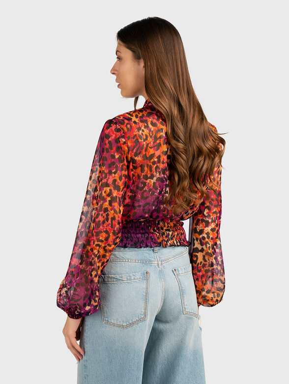 Blouse with sheer effect - 3