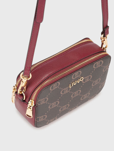 Small crossbody bag with logo print - 5