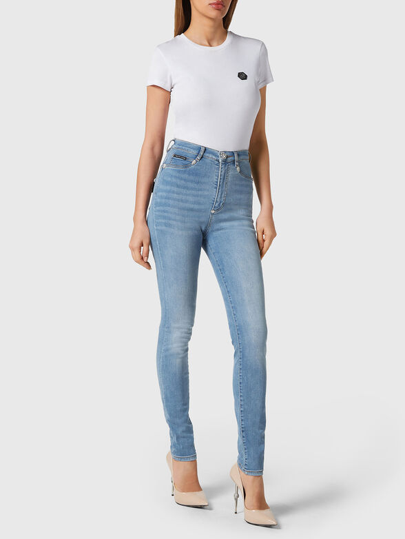 Skinny jeans with high waist - 4