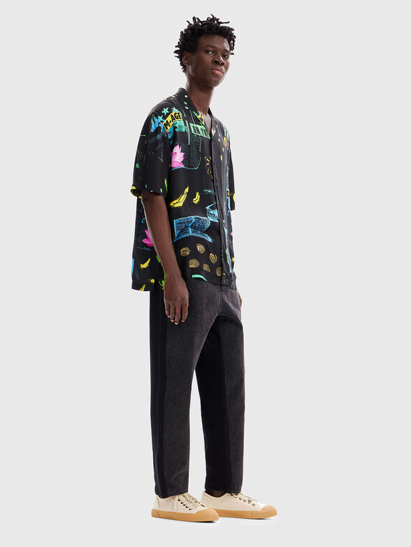 AUBREY shirt with multicolour print - 2