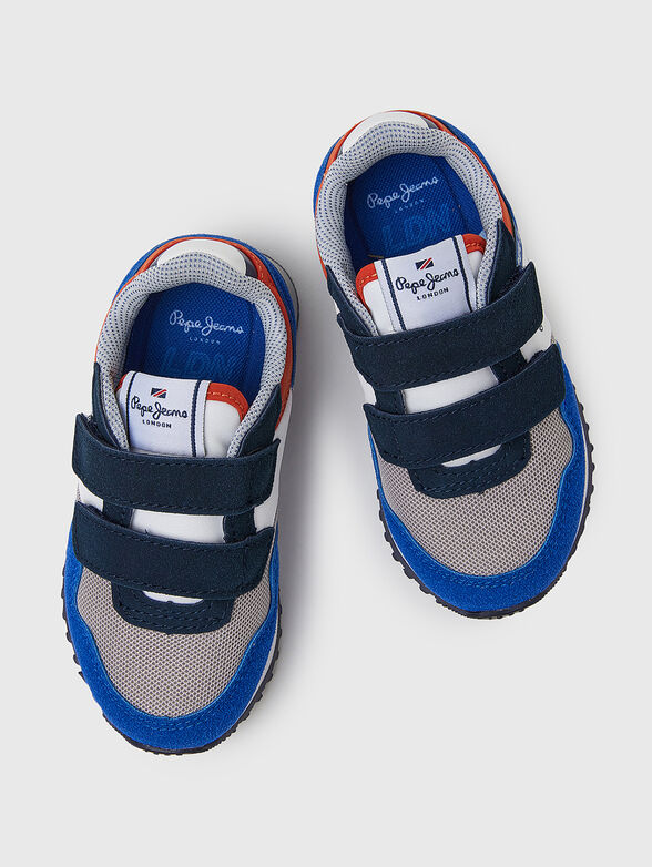Sports shoes LONDON MAY with velcro fastening - 6