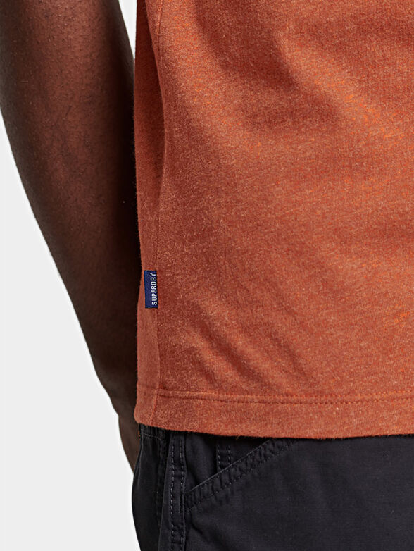 Cotton top in orange color - 4