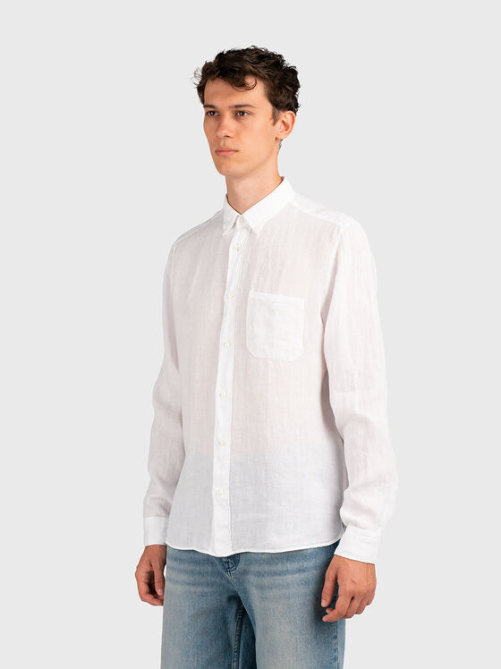 ERMANN long sleeved linen shirt - 1