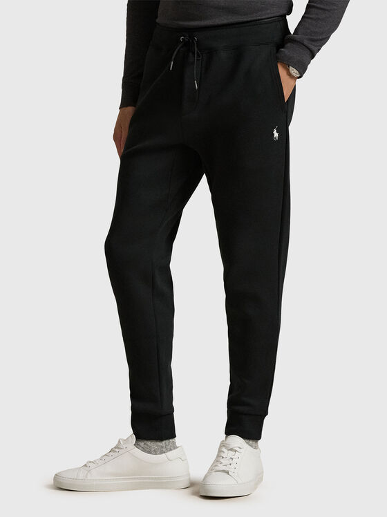 Спортен панталон с контрастно лого  - 1