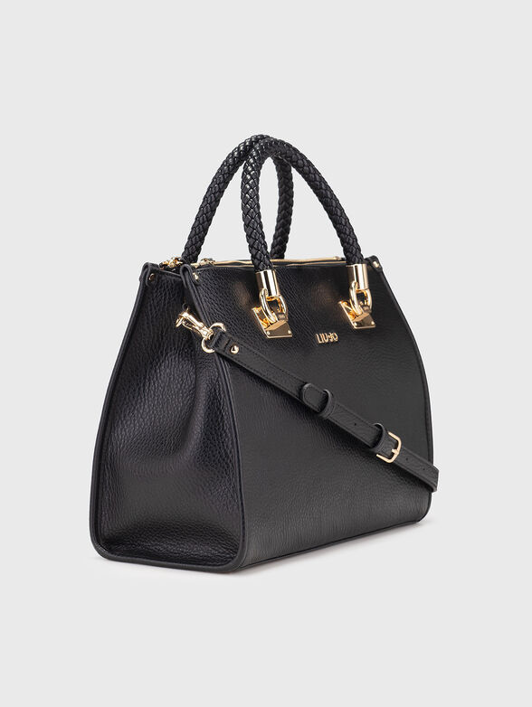 Big bag with zip and gold details - 4