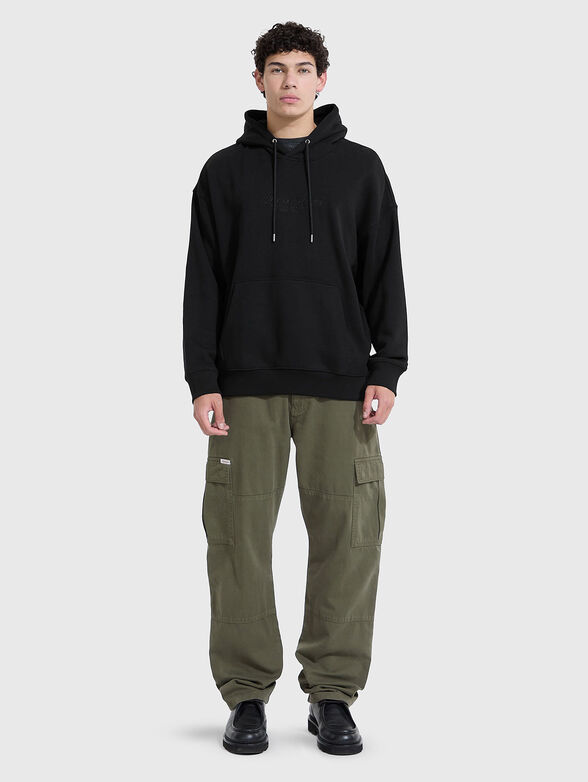 Hoodie with embroidered logo - 2