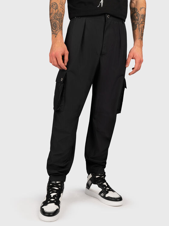 Черен карго панталон  - 1