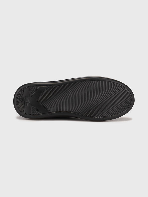 KAPRI black sports shoes with rhinestones - 5