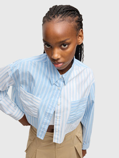 ERISA cropped shirt  - 5