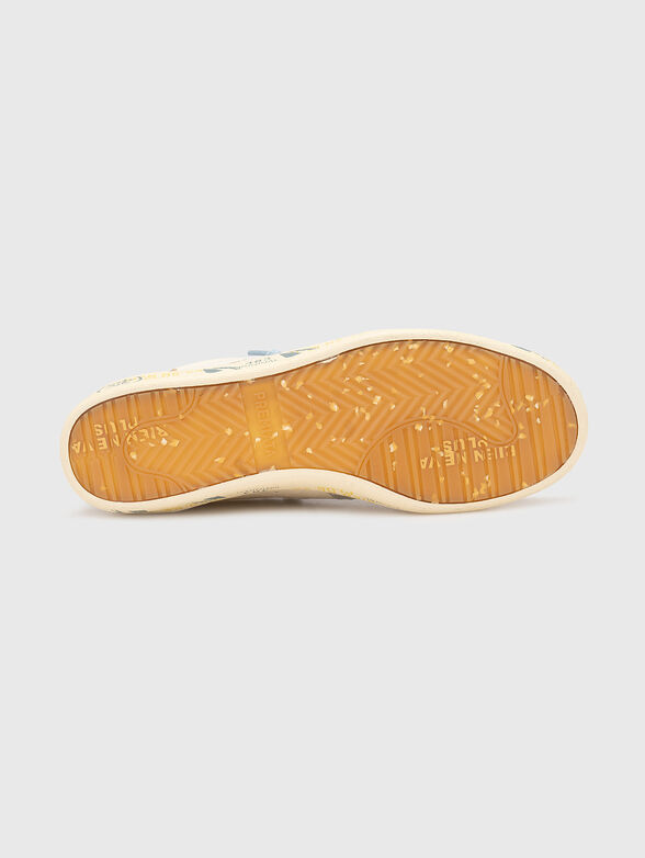 Leather sneakers with contrasting details - 5