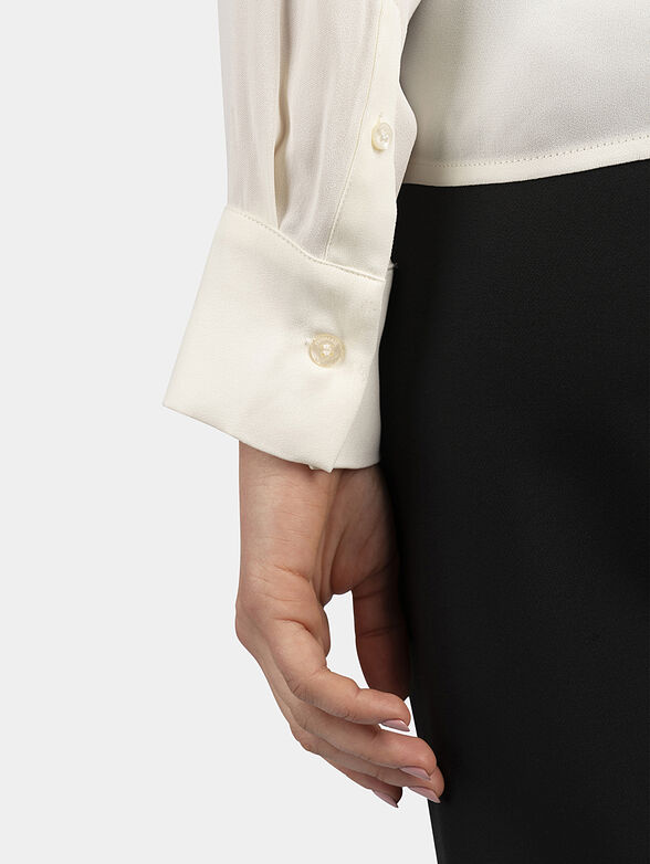 Shirt in ecru color - 5