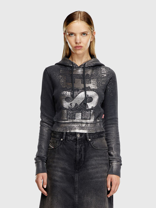 F-SLIMMY-HOOD-P6 cropped sweatshirt