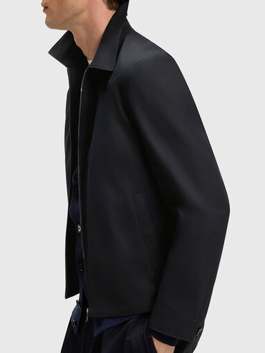 BECKHAM x BOSS cotton blend jacket with zip - 5