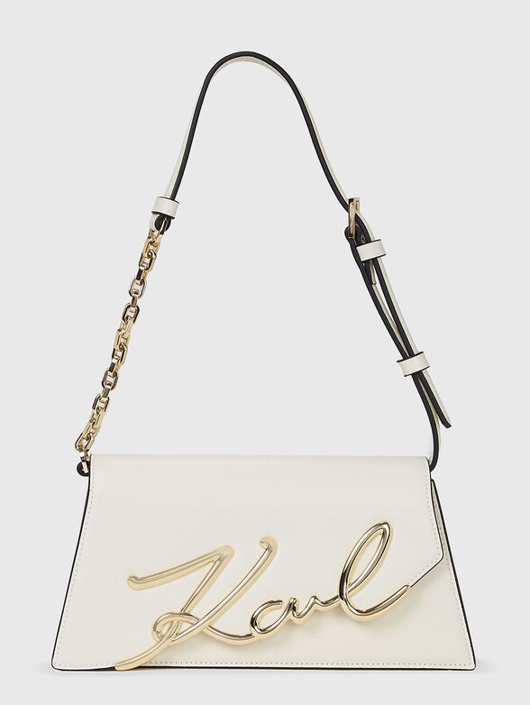 K/SIGNATURE 2.0 leather bag with gold logo - 1