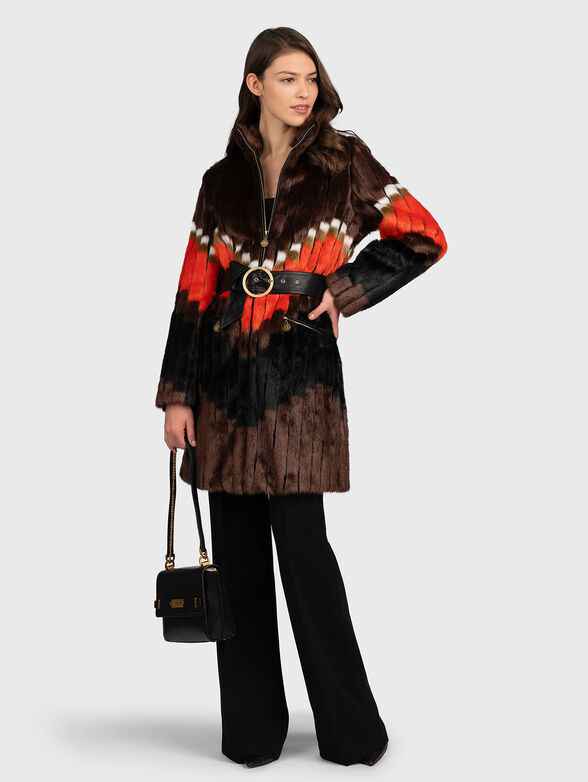 Stylish faux fur coat - 2
