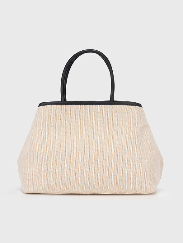 Shopper bag with contrast logo - 3