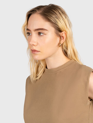 CAPILEIRA top with logo embroidery - 5