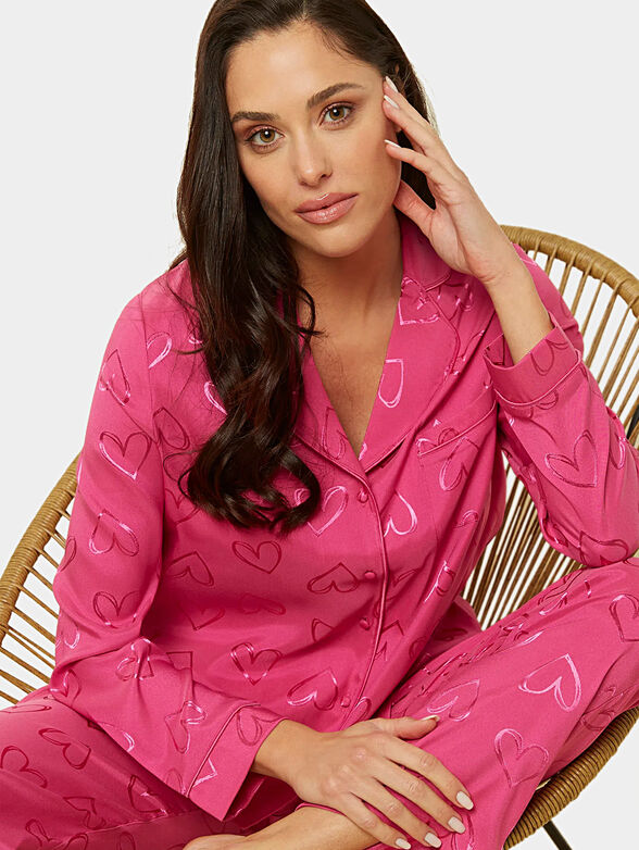 MY HEART pyjamas with monogram print - 3