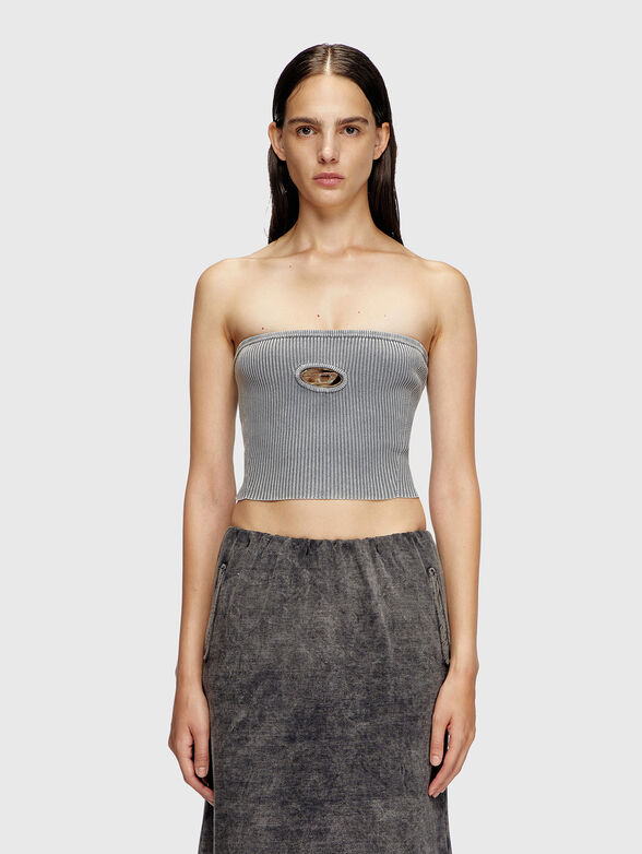 M-CLARKSVILLE-R ribbed top - 1