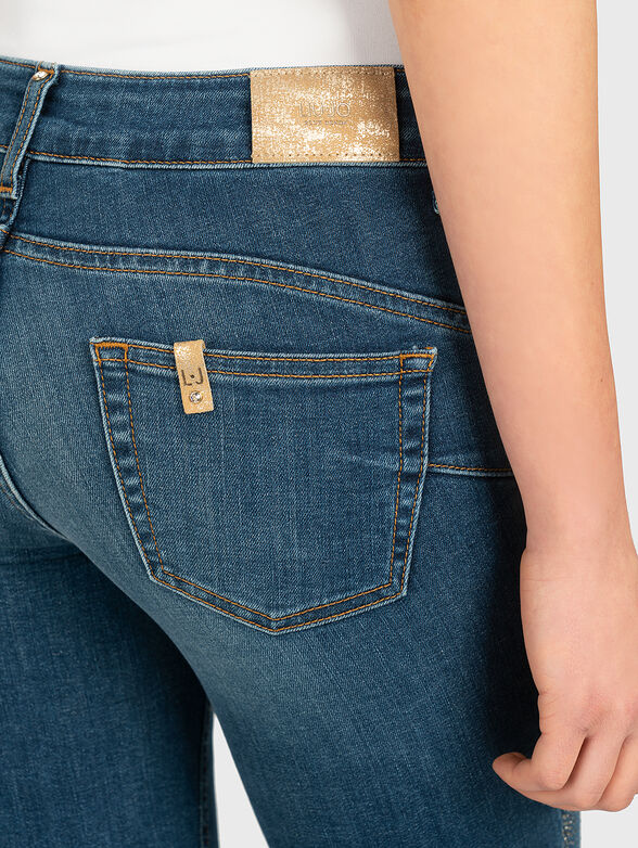 Skinny jeans with gemstones - 3