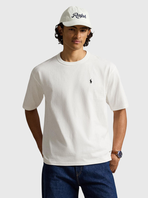 White cotton t-shirt - 3
