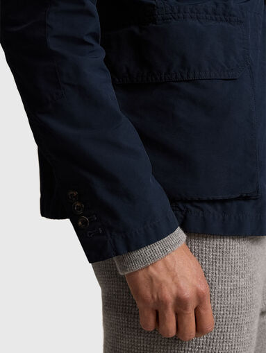Jacket with logo patch on sleeve - 4