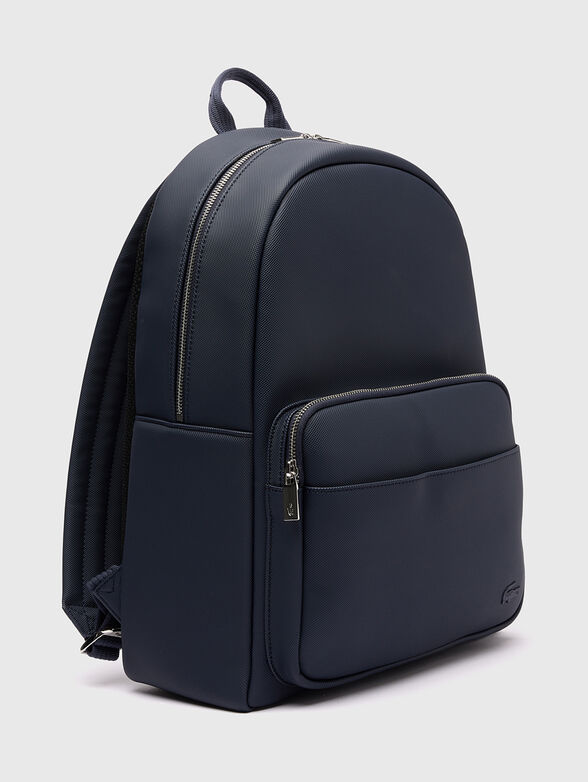 Faux leather backpack - 4