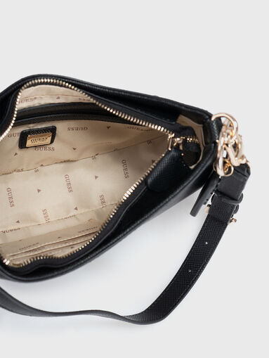 NOELLE small shoulder bag with saffiano effect - 5