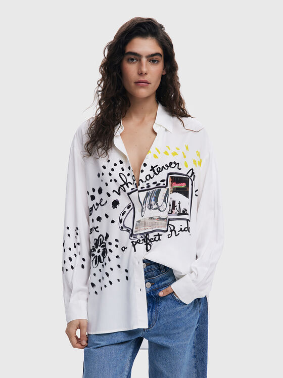 PERSÉFONE oversized shirt - 1