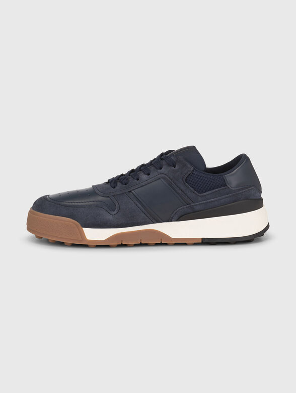 Sneakers in dark blue color - 3