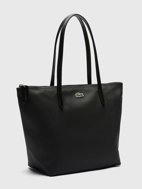 Black tote bag with logo - 4