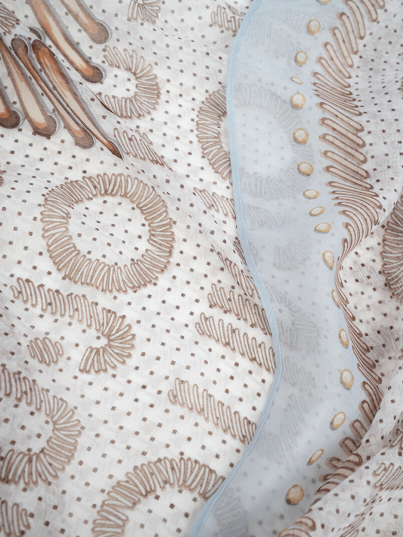 Scarf with 4G logo print - 3