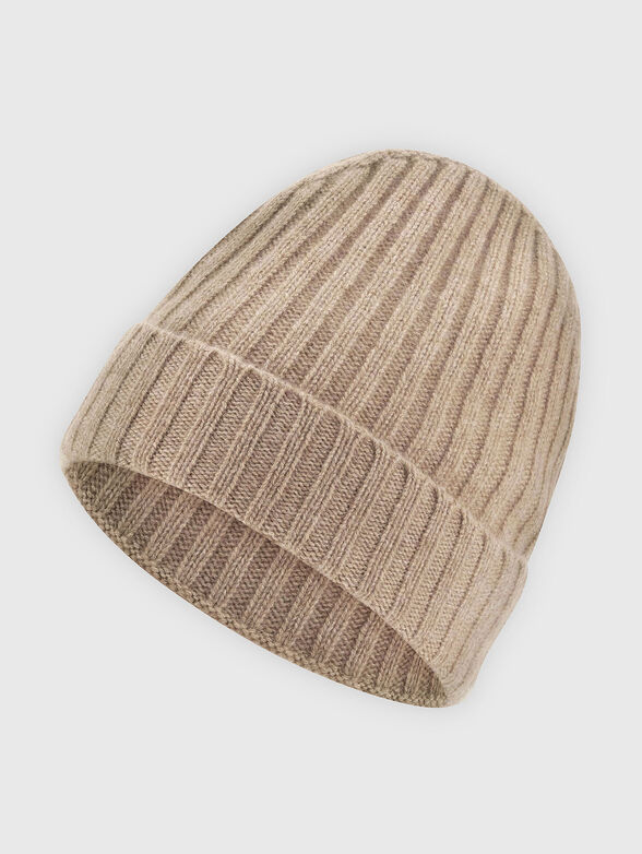 Knitted cashmere hat - 2